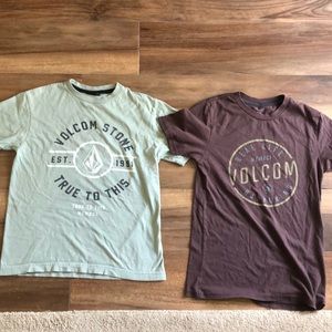 Boys Volcom shirts